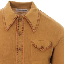 Crawdaddy Micro Dash LS Polo BLACK -Trendify Shop LS crawdaddy tan 03 96447.1661270538