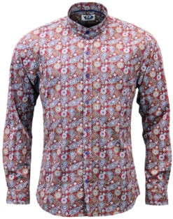 Indra 60s Mod Paisley Grandad Shirt 8 Indra 60s Mod Paisley Grandad Shirt -Trendify Shop Madcap England Indra Shirt1 35324.1661338296