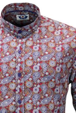 Indra 60s Mod Paisley Grandad Shirt 9 Indra 60s Mod Paisley Grandad Shirt -Trendify Shop Madcap England Indra Shirt2 52258.1661338299