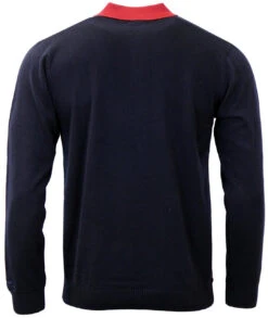 Pinstripe Marriott Polo Cardigan N -Trendify Shop Madcap England Pinstripe Marriott Navy3 77791.1661338384