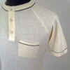 'Gear' -Short Sleeve Knitted Retro Mod Cycling Top -Trendify Shop cycling top madcap short sleeve close up 25289.1666958754