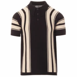 Acid Test Mod SS Big Collar Polo B -Trendify Shop madcap england acid test polo black 1 96785.1661261949