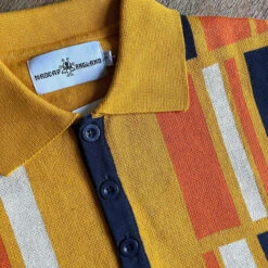 Comet Retro 60s Mod Polo Shirt (S) -Trendify Shop madcap england comet polo gold3 76527.1661261169
