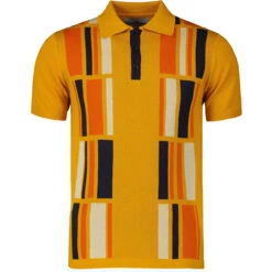 Comet Retro 60s Mod Polo Shirt (S) -Trendify Shop madcap england comet polo yellow a 83341.1661261162