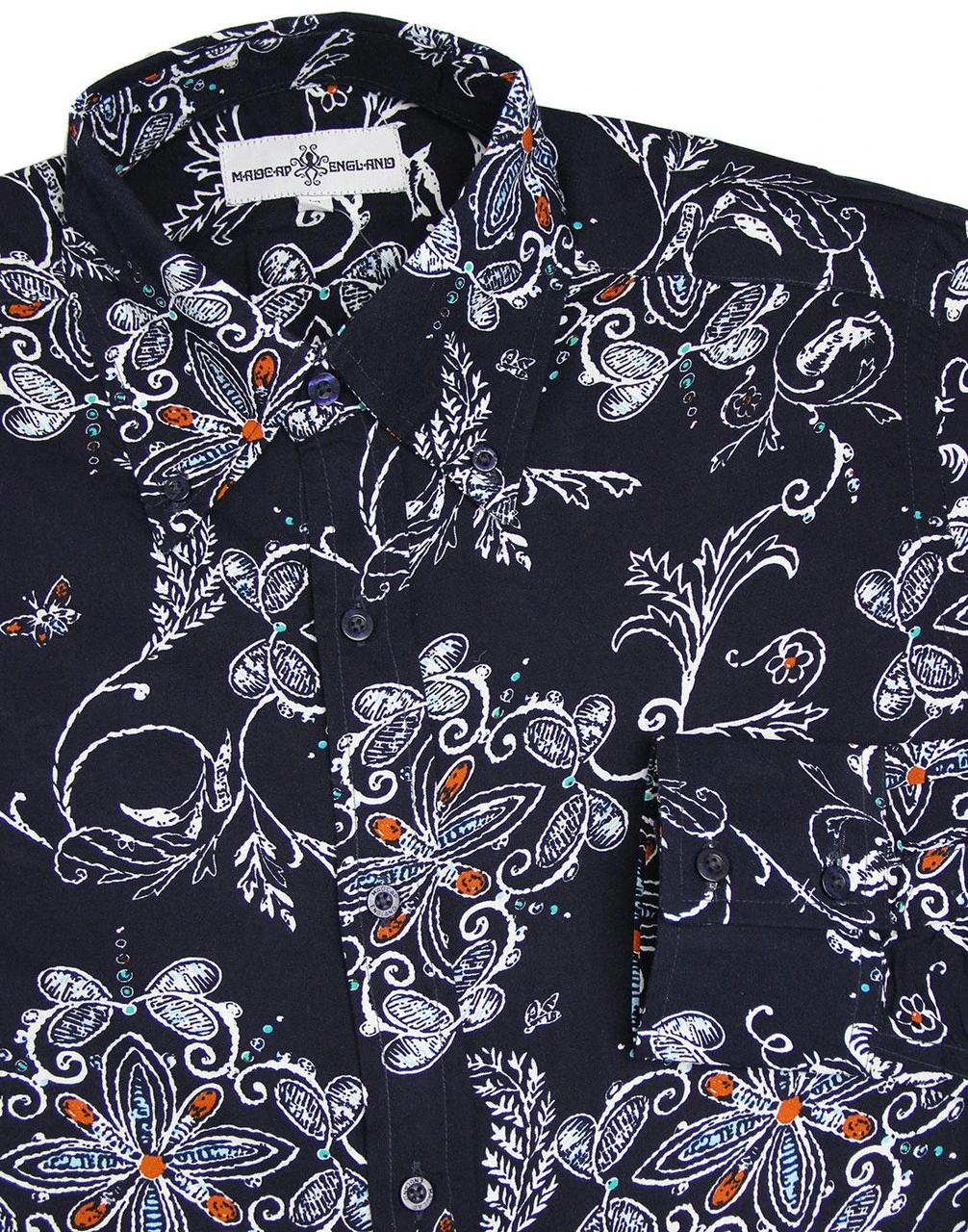 Garageflower Mod Rayon Floral Shirt 4 Garageflower Mod Rayon Floral Shirt - Image 2