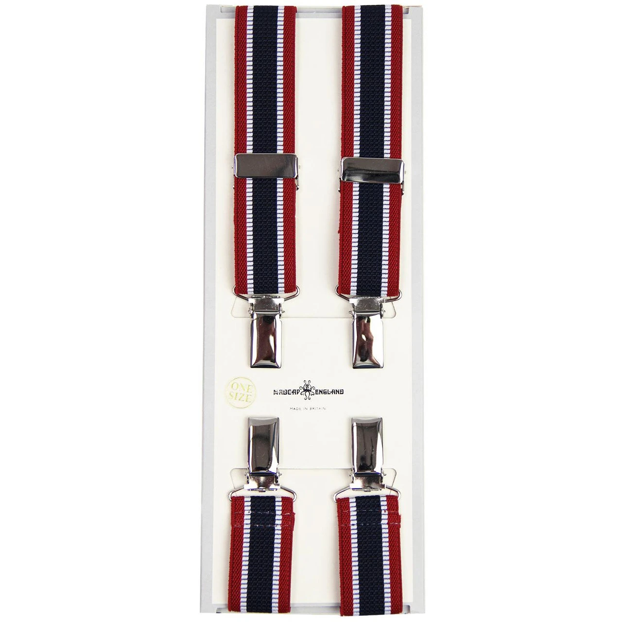 Made In Britain Narrow Braces NAVY