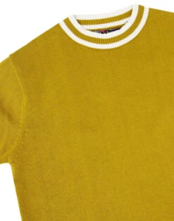 Moon 60s Mod Tipped Knitted Tee Navy -Trendify Shop madcap england moon mustard knit tee 1 22954.1661270557