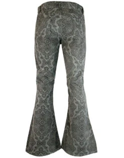 Paisley Rave Retro Cord Bellbottoms -Trendify Shop madcap england paisley rave cords silver 2 94718.1661269152 1