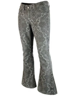 Paisley Rave 1970s Cord Bellbottoms -Trendify Shop madcap england paisley rave cords silver 3 74093.1661269153