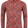 Tabla Paisley Retro 60s Mod Shirt -Trendify Shop madcap england tabla paisley shirt red 3 96741.1661270590