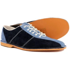 All Up Mod Bowling Shoes (W/W/N) -Trendify Shop madcap england the dude bowling shoes navy suede 2 45701.1661263580 2