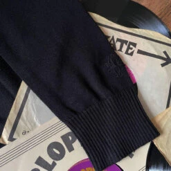 Westwood Racing Stripe Turtleneck B -Trendify Shop madcap england westwood jumper black2 37179.1661260951