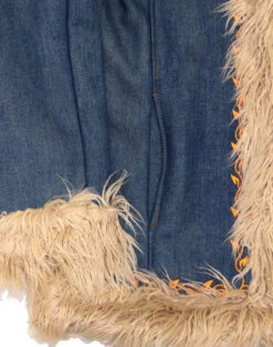 Walrus Retro 60s Denim Afghan Coat