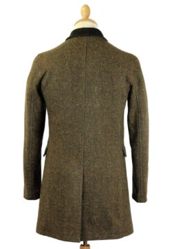 The Regent Mod Donegal Top Coat (N) -Trendify Shop madcap overcoat brown1 26382.1661273734