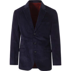 Hemmings Mod Cord 3 Button Blazer N -Trendify Shop madcapeng cord blazer navy front 92500.1661263917