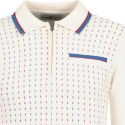 Coltrane Mod Jacquard Knit Polo SW