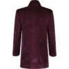 In Crowd High Collar Velvet Jacket -Trendify Shop madcapengland incrowd velvet coat purple back 98807.1687188999