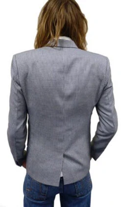 'Barrett' - Retro Mod Houndstooth Blazer By MADCAP -Trendify Shop Barratt Blazer Jacket Madcap England back 40408.1666958536