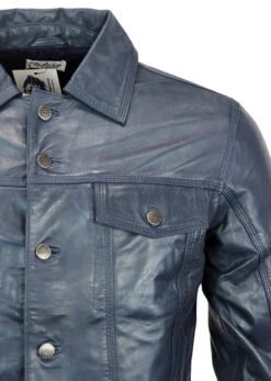 Badlands Retro Leather Jacket (DB) -Trendify Shop Madcap England Badlands Jacket4 31163.1661273664