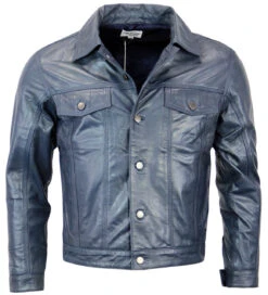 Badlands Retro Leather Jacket (DB) -Trendify Shop Madcap England Badlands Jacket 60718.1661273660