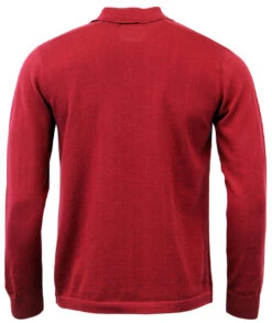 Donovan Retro Mod Polo Cardigan (M) -Trendify Shop Madcap England Donovan Polo Maroon3 60237.1661338373 1