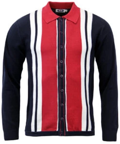 Donovan Retro Mod Polo Cardigan (N) -Trendify Shop Madcap England Donovan Polo 64492.1661338360
