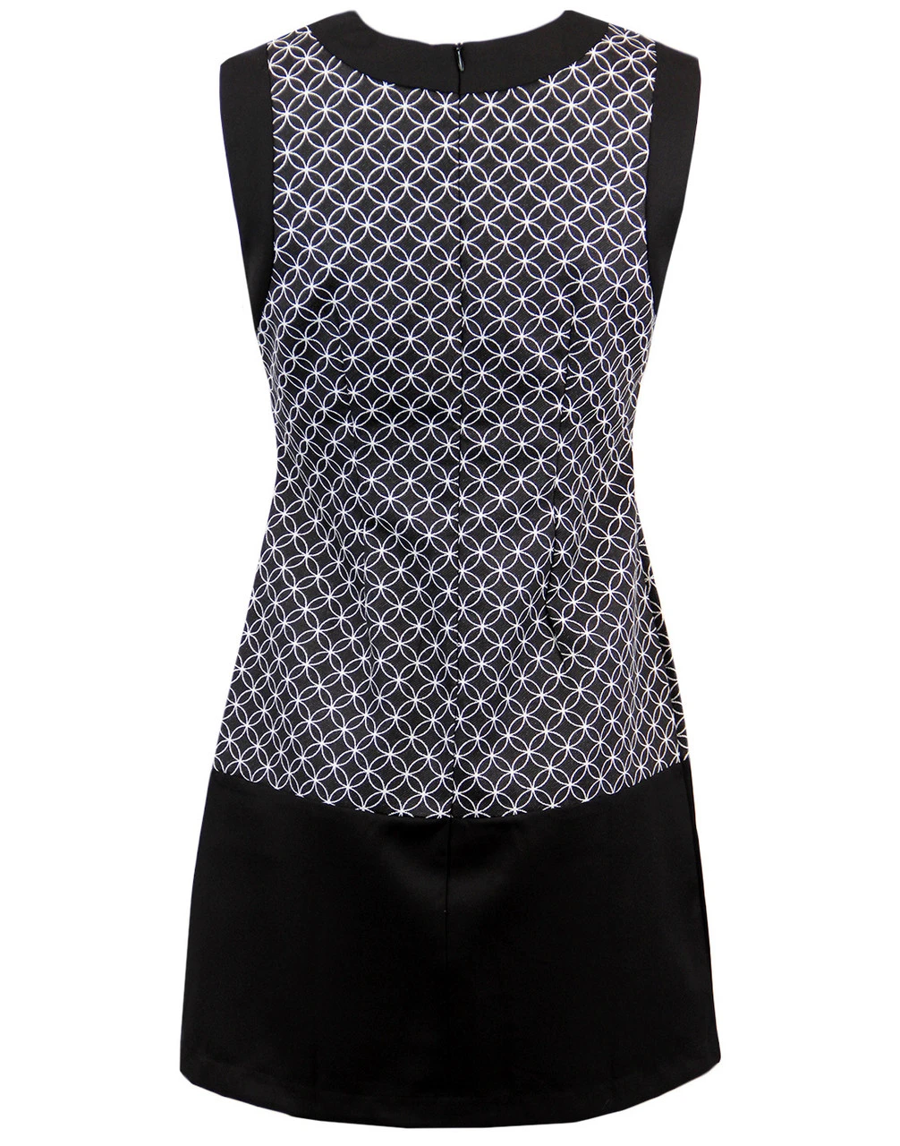 Hepburn Floral Op Art Mini Dress 5 Hepburn Floral Op Art Mini Dress - Image 3