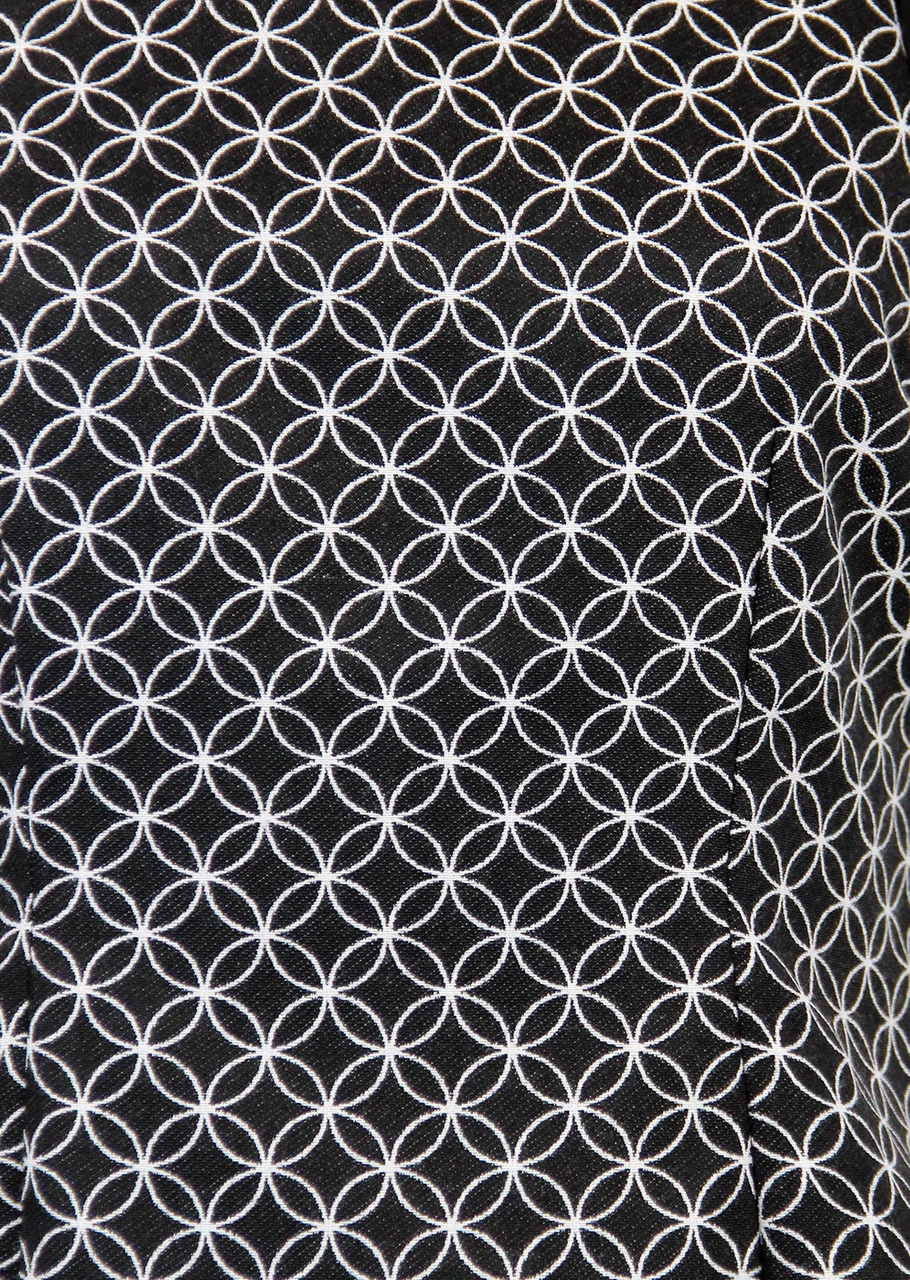 Hepburn Floral Op Art Mini Dress 4 Hepburn Floral Op Art Mini Dress - Image 2