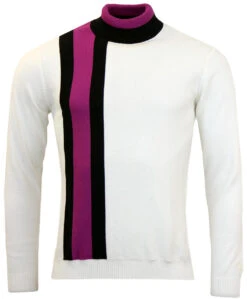 Lewis Mod Roll Neck Racing Jumper -Trendify Shop Madcap England Lewis Jumper 27005.1661338729