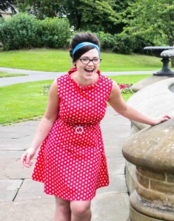 Minnie Retro Mod 60s Geo Mini Dress -Trendify Shop Madcap England Minnie Dress4 99354.1661272195