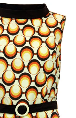 Minnie Retro Mod 60s Geo Mini Dress -Trendify Shop Madcap England Minnie Geo Dress2 23292.1661271770