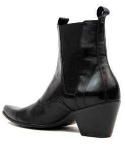 Outlaw Mod Cuban Chelsea Boots (Br) -Trendify Shop Madcap England Outlaw Leather Black21 82605.1661338532 1
