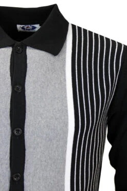 Pinstripe Marriott Polo Cardigan B -Trendify Shop Madcap England Pinstripe Marriott21 44698.1661273829