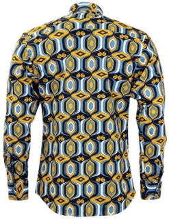 Sunrise Retro High Collar Mod Shirt -Trendify Shop Madcap England Sunrise Shirt31 52027.1661338706