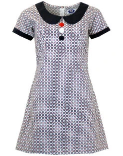 Dollierocker MADCAP Retro Mod Target Dress (W) -Trendify Shop Madcap England Target Dress 32848.1666956994