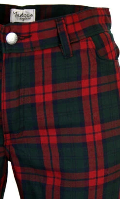 Tartan Trews Retro Mod Trousers BR -Trendify Shop Madcap England Tartan Trew Green21 93801.1661273638 2