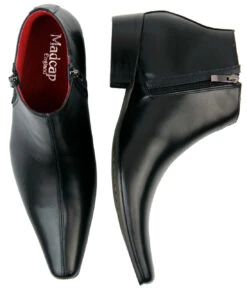 Thunderbolt MADCAP Chisel Toe Chelsea Boots (BS) -Trendify Shop Madcap England Thunderbolt Leather Black3 05456.1661274163 2