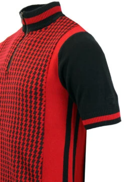 Zig Zag Wanderer Mod Cycling Top R -Trendify Shop Madcap England Zig Zag Red3 34708.1661273852