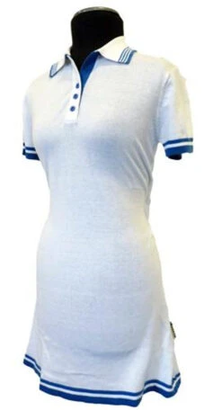 'Franklin' MADCAP Womens Retro Mod Polo Dress (W) -Trendify Shop Madcap Franklin Polo Dress White7 47290.1666958419