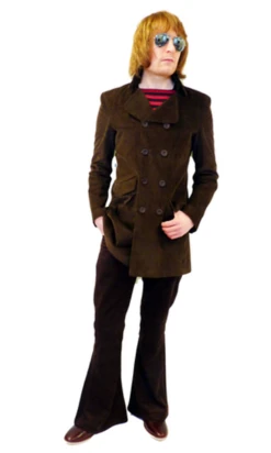 King Bee MADCAP Retro Mod Stripe Atom Neck Tee C -Trendify Shop Madcap King Bee Top C6 51457.1666957220