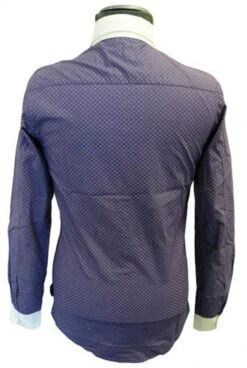 Knightsbridge MADCAP Mod Mens Penny Collar Shirt P -Trendify Shop Madcap Knightsbridge Round Collar Shirt1 28064.1666958456