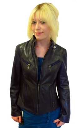 Marianne Retro Indie Leather Jacket By MADCAP (N) -Trendify Shop Madcap Marianne Leather Jacket N2 64034.1666957664