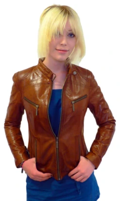 Marianne Retro Indie Leather Jacket By MADCAP (T) -Trendify Shop Madcap Marianne Leather Jacket T1 12961.1666957634