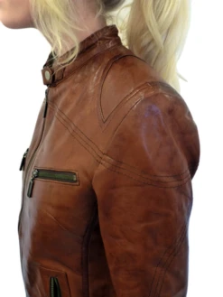 Marianne Retro Indie Leather Jacket By MADCAP (N) -Trendify Shop Madcap Marianne Leather Jacket T3 35739.1666957638 1