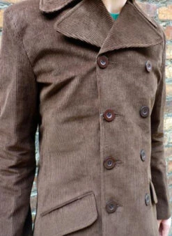 The Rare Breed - MADCAP Mens Retro Mod Jacket (DB) -Trendify Shop Madcap Rare Breed Jacket Brown Cord4 73807.1666958227