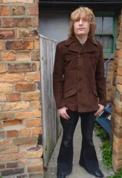 The Rare Breed - MADCAP Mens Retro Mod Jacket (DB) -Trendify Shop Madcap Rare Breed Jacket Brown Cord5 26141.1666958225