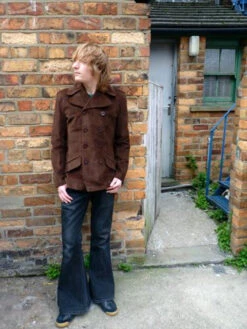 The Rare Breed - MADCAP Mens Retro Mod Jacket (DB) -Trendify Shop Madcap Rare Breed Jacket Brown Cord7 46594.1666958235