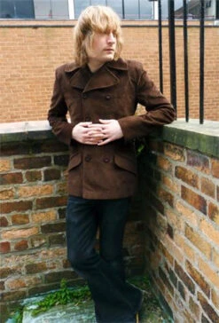 The Rare Breed - MADCAP Mens Retro Mod Jacket (DB) -Trendify Shop Madcap Rare Breed Jacket Brown Cord8 78517.1666958237