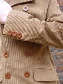 The Rare Breed - MADCAP Mens Retro Mod Jacket (C) -Trendify Shop Madcap Rare Breed Jacket Tan Cord3 28596.1666958206