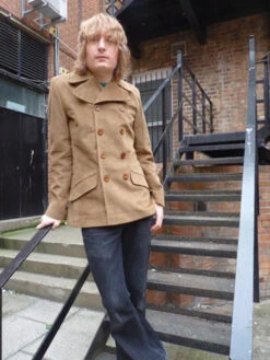 The Rare Breed - MADCAP Mens Retro Mod Jacket (C) -Trendify Shop Madcap Rare Breed Jacket Tan Cord7 93336.1666958203